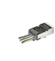 Cat6E Ez Rj45 Metal Konnektör 100 Adet Plastik Kutu - Siyah ND2418