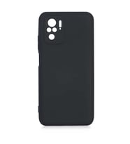Xiaomi Poco M5S Kılıf Kamera Korumalı iÇi Süet Dokulu Lansman Tipi Silikon (Siyah)