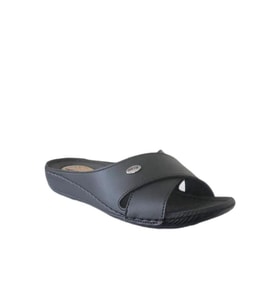 Muya Yara 32251-430 Topuk Jelli Anatomik Taban Kadın Terlik Siyah 36-42