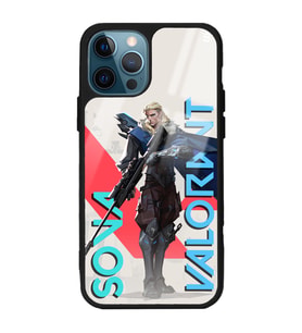 iPhone 12 Pro Max Valorant Sova Tasarımlı Glossy Telefon Kılıfı