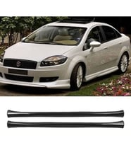 Fiat Linea Yan Marşpiyel Seti Mat Siyah Plastik 2 Adet 2009 2010 2011 2012 2013 2014 2015 2016