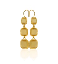 Kadir Jewellery 22 Ayar Altına Kaplama Kadın Sallantılı Küpe -El İşçiliği Ve Hipoalerjenik Küpe