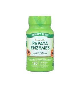 Chewable Papaya Enzymes, Natural Tropical, 120 Chewable Tablets