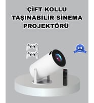 Taşınabilir Projeksiyon Cihazı 4k Destekli Wi-fi Kablosuz Ekran Yansıtma