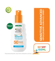 Garnier Ambre Solaire Sensitive Advanced Çocuk Hipoalerjenik Güneş Koruyucu Sprey SPF50+ 150ML