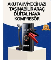 Taşınabilir Akü Takviye ve Akıllı Lastik Şişirme Pompası
