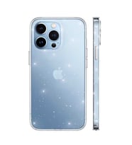 Apple iPhone 13 Pro Kılıf Zore Vixy Simli Kılıf Renksiz