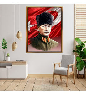 ÇERÇEVELİ ATATÜRK TABLO S264