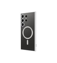 Xiaomi Poco F5 PRO 5G Kılıf Kamera Lens Korumalı Renkli Magsafe Şeffaf Silikon Gümüş (Gümüş)