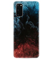 Samsung A02S A03S A10 A12 A13 A21S A22 Kılıf Desenli Silikon Red Blue Black Abstact 1386