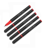 Kırmızı Asetat Kalemi Permanent S 0,4mm 5 Adet