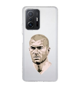 Xiaomi Mi 11T - 11T Pro Uyumlu Zinedine Zidane Tasarımlı Şeffaf Telefon Kılıfı
