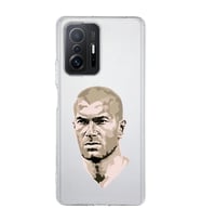 Xiaomi Mi 11T - 11T Pro Uyumlu Zinedine Zidane Tasarımlı Şeffaf Telefon Kılıfı