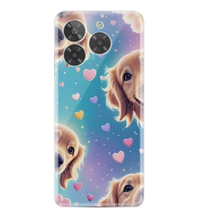 Era 50 Kılıf HD Resim Baskılı Kalp ve Köpek StKd -034