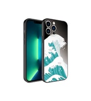 Apple iPhone 12 Pro Max Uyumlu Kılıf Kamera Korumalı Desenli Sert Silikon Zore Epoksi Kapak (Model 9)