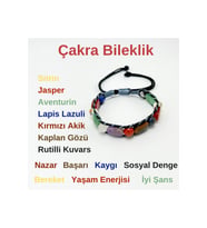 Çakra Doğal Taş El Yapımı Makrome Bileklik Lapis Sitrin Jasper Aventurin Kaplan Gözü Akik Kuvars