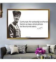 Altın Çerçeveli dekoratif tablo l1085 (Gold)