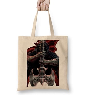Rock Roll Müzik Gitar 08 Bez Çanta Uzun Saplı
