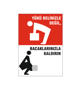 Yük uyarı levhası, isg uyarı levhası
