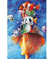 Gold Puzzle 1000 Parça Balık Ak(Il)Lı Puzzle