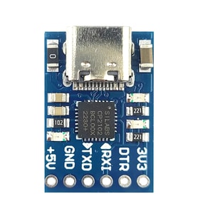 CP2102 USB to RS232 TTL UART Çevirici Modül Type C Usb Seri Port Haberleşme Mcu Uydu Alıcı Tel GSM