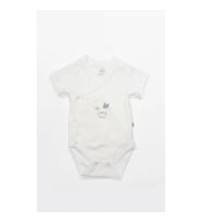 Bistyle Kruvaze Body Yarım Kol Little Boats 17152 Ekru