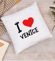 BK Gift I Love Venice Tasarımlı Yastık - Model 1