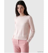 LCW Comfort Pembe Bisiklet Yaka Kadın Triko Kazak