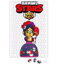Piper Calavera Brawl Stars Puzzle 240 Parça Yapboz