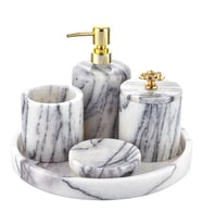 Evza Mermer Banyo Seti Lotus