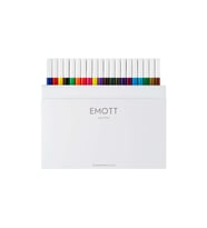 Uni-Ball Akrilik Uçlu Kalem Emott 0.4 MM Fineliner 40'lı Karışık Set