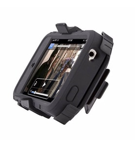 Speck ToughSkin iPhone 4S/4 ile Uyumlu Korumalı Standlı Kılıf Siyah