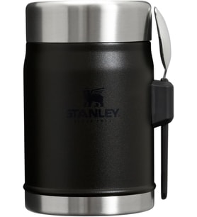 Stanley Classic Legendary Yemek Termosu + Kaşık 0.4 Litre - Siyah 2.0 Paslanmaz Çelik