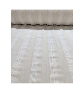 Buldan Çarşaflık Kumaş Naturel %100 Pamuk Metrelik (En 230cm)-Bej Krem (Natural)