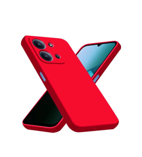 Xiaomi Redmi 15C 4G Uyumlu Nano içi Kadife Silikon - Kırmızı