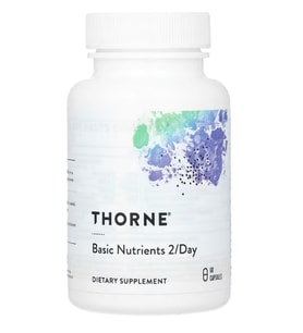 Thorne Basic Nutrients 2/Day, 60 Capsules.(Multivitamin).USA.
