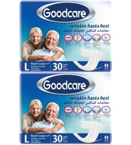 Goodcare Hasta Bezi Yetişkin Bel Bantlı Tekstil Yüzey L Large - Büyük 60 Adet (2PK*30)