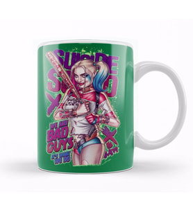 Harley Quinn We Are Bad Guys Kupa Bardak Porselen