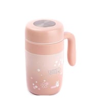 Okadi Paslanmaz Çelik Bardak Termos Tutacaklı 460ML Pembe
