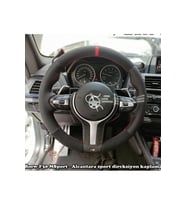 Bmw F30 M Araca Özel Direksiyon Kılıfı (nubuk Noktalı Yüzüklü)