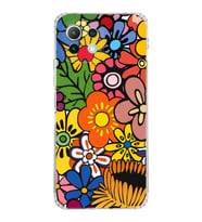 PrintiFy Xiaomi Mi 11 Lite ile Uyumlu Retro Color 2  Kamera Korumalı Şeffaf  Kılıf