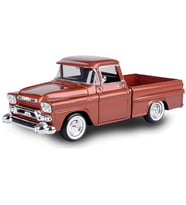 Motor Max Koleksiyon 1 / 24 Ölçek 1958 Gmc 100 Pickup Model Metal Araba Turuncu