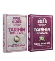 CBA Yayınları 2026 KPSS Lise Önlisans Tarihin Pusulası Konu ve Soru Seti 2 Kitap