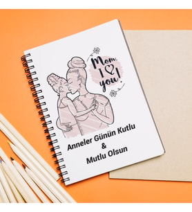 Anneler Günü Tasarımlı Defter