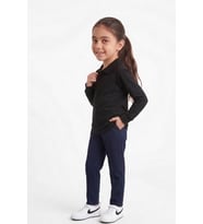 Unisex Çocuk Uzun Kollu Polo Yaka Lakost Okul Tişörtü