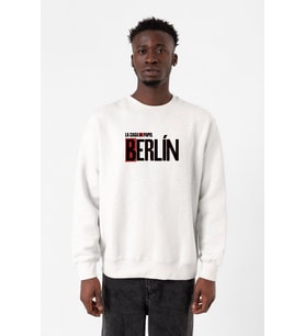 La Casa De Papel Berlin Beyaz Erkek 2ip Sweatshirt