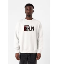 La Casa De Papel Berlin Beyaz Erkek 2ip Sweatshirt