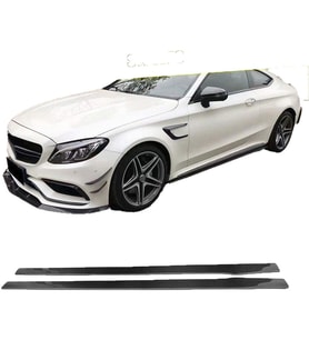 🏎️ Mercedes Benz W205 C Serisi Sedan AMG için özel üretilmiş C63 Style marşpiyel altı lip, aracınıza sportif bir görünüm kazandırırken aerodinamik yapısını güçlendirir. Hem estetik hem de fonksiyonel bir parçadır. (Standart)