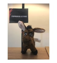 Sevimli Eşek Peluş Oyuncak Hediyelik Oyuncak Anahtarlık Uyku Arkadaşı 12 cm (Çok Renkli)