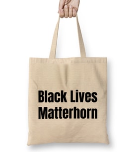 Black Lives Matterhorn Bez Çanta Uzun Saplı